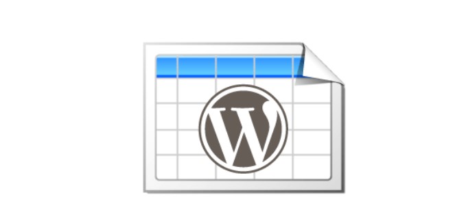 TablePress WordPress Plugin